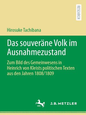 cover image of Das souveräne Volk im Ausnahmezustand